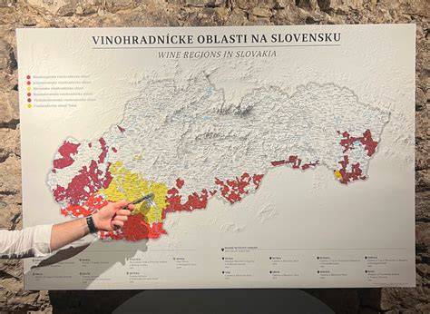 Mapa výrobcov slovenských jogurtov a ich regiónov