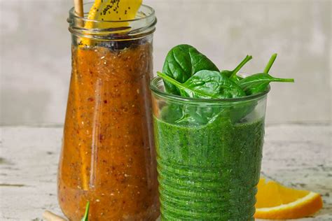 Zelené smoothie s listovou zeleninou a ovocím