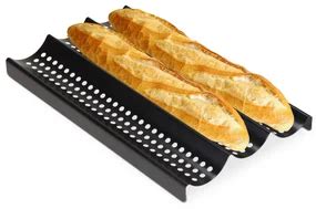 Rôzne typy foriem na pečenie bagiet