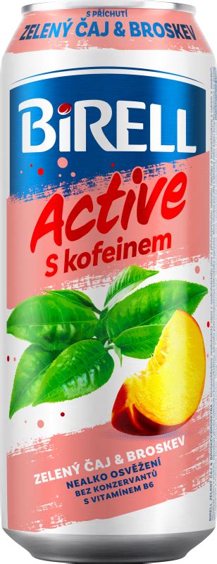 Obrázok: Zloženie Birell Active Zelený Čaj & Broskyňa a výživové hodnoty