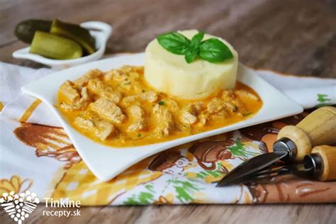 Morčací Stroganov s karfiolovým pyré