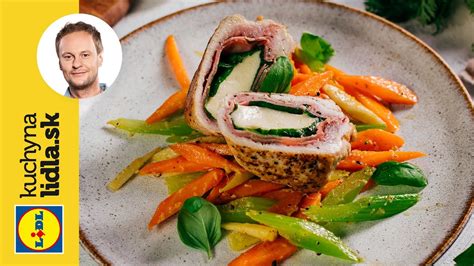 Plnené morčacie prsia s prosciuttom a mozzarellou