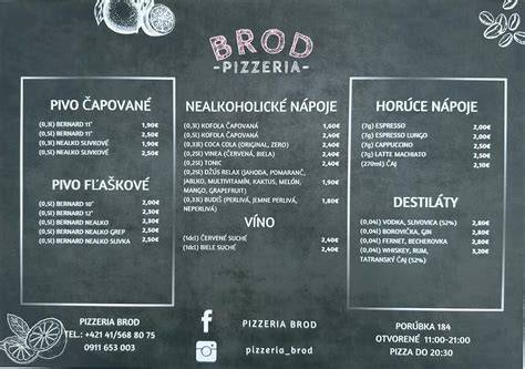 Menu - ochutnávka niektorých jedál z Pizza Brod