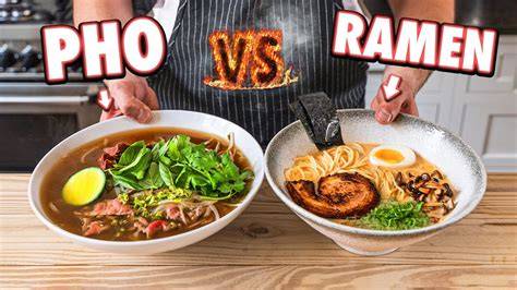Ramen a pho - porovnanie vývarov