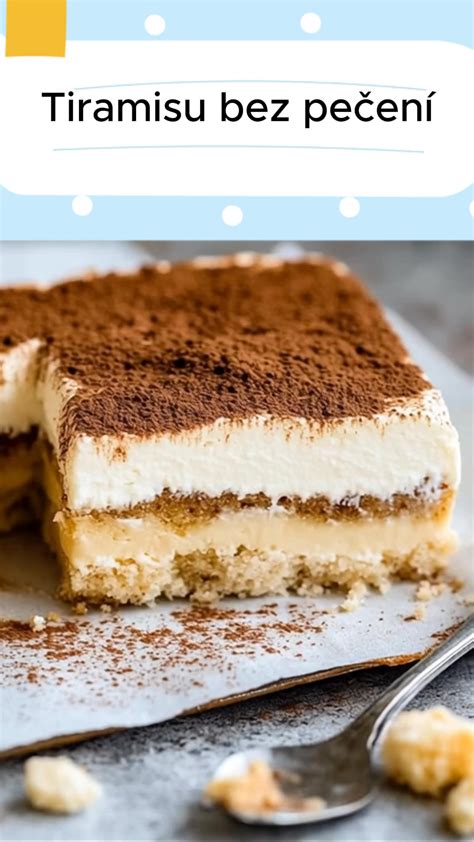 Infografika: vrstvený tiramisu s mascarpone a kávou