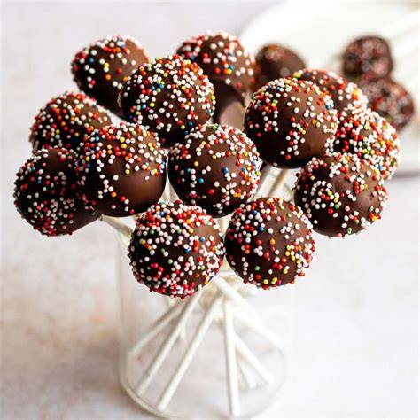 Obrázok ukážky cake pops s mangovým pyré
