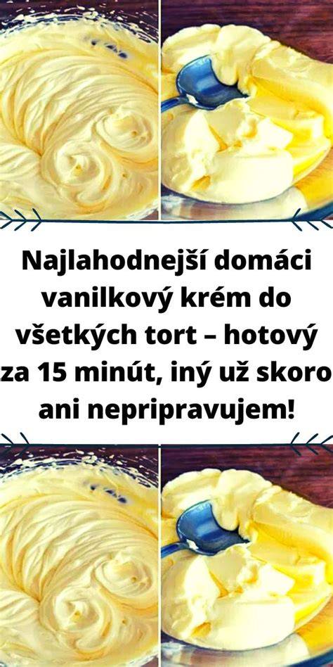Inšpirácie: rôzne varianty žĺtkového krému