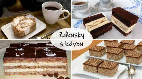 Obrázok s vizuálnym prehľadom receptov na kávové dezerty a vanilkový cukor