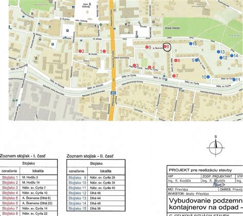 Mapa reštaurácií v Prievidzi