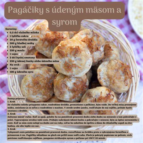 Infografika: základný postup výroby pagáčov s údeným mäsom