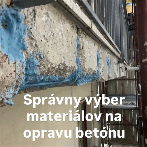 Špeciálne materiály na opravu betónu