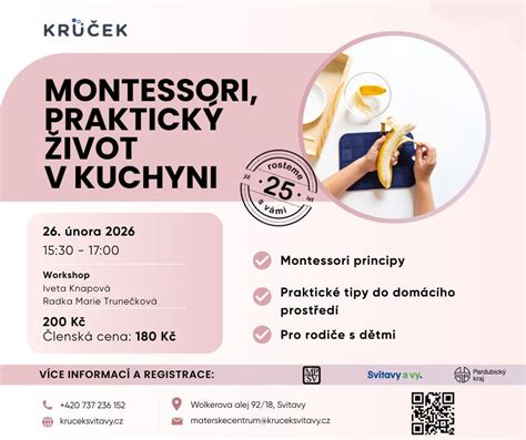 Infografika: Montessori aktivity v kuchyni a ich vzájomné vyučovacie prvky