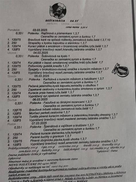Ukážkový jedálny lístok pre CKD pacientov