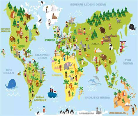 Mapa sveta receptov a vizuálnych inšpirácií Martha Stewart