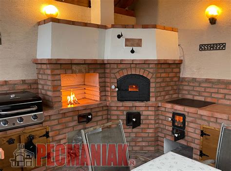 Ukážky usporiadania vonkajšej kuchyne a pece