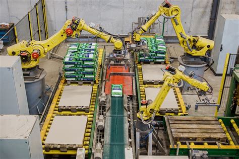 Robotické celky pre spracovanie vajec - paletizácia a balenie