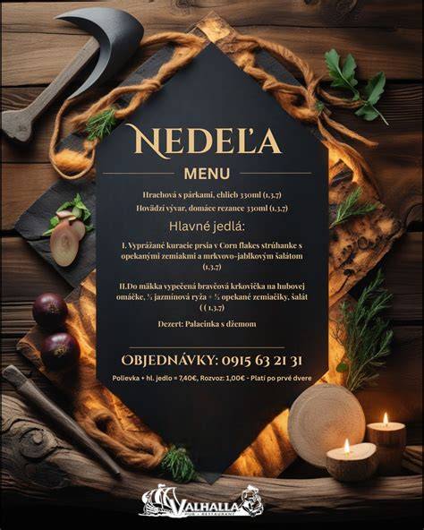 Infografika: Harmonické zloženie nedeľného menu - predjedlá, prvé chody, hlavné, dezert