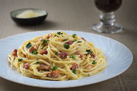 Cestoviny carbonara so slaninou