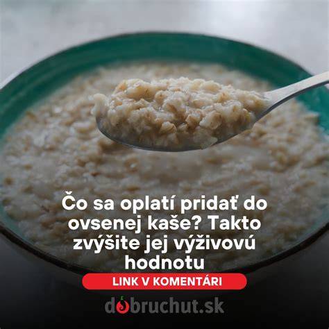 Infografika: Výživa z ovsenej kaše a jej doplnkov