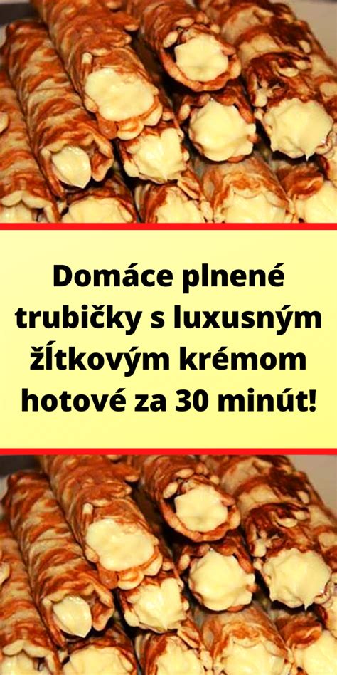 Hotové plnené mandľové trubičky