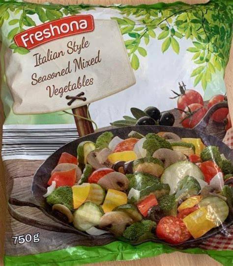 Freshona Mrazená Zelenina Italian Style - porovnanie zložení