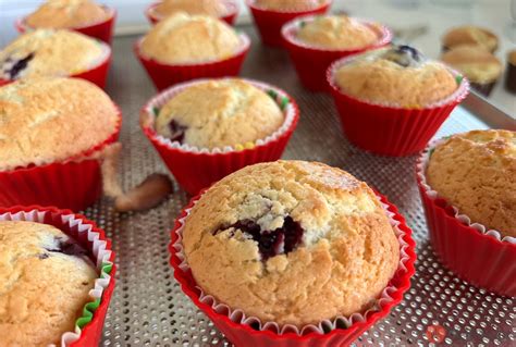 Hotové muffiny pripravené na konzumáciu