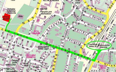 Mapa lokality s názvom Palacinka na Gustáva Švéniho 3, Prievidza