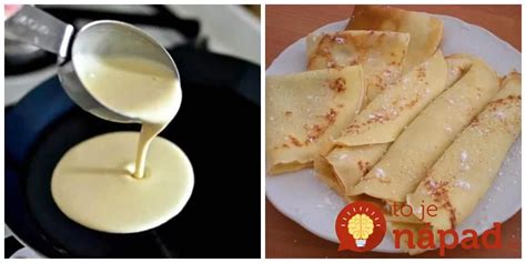 Surové cesto na palacinky v miske