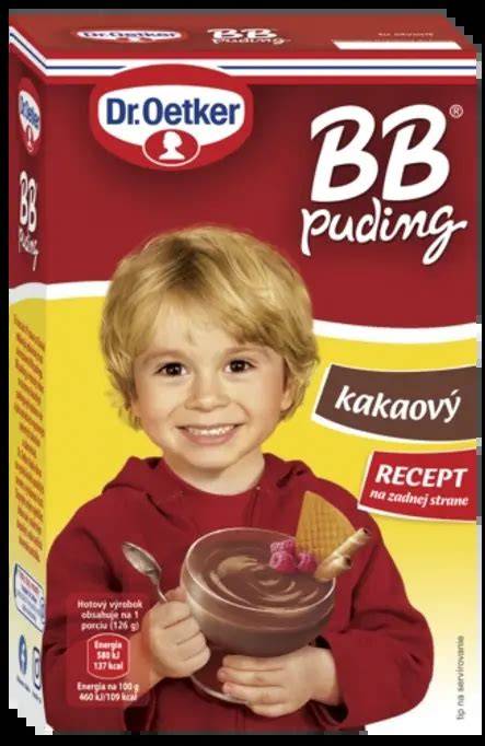 Graf: Porovnanie nutričných hodnôt Slimbel pudingu a Dr. Oetker pudingu