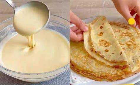 Grafika: Základný recept a rozmery na porcie palaciniek