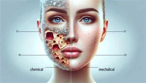 Infografika: Mechanické vs. chemické čistenie pleti