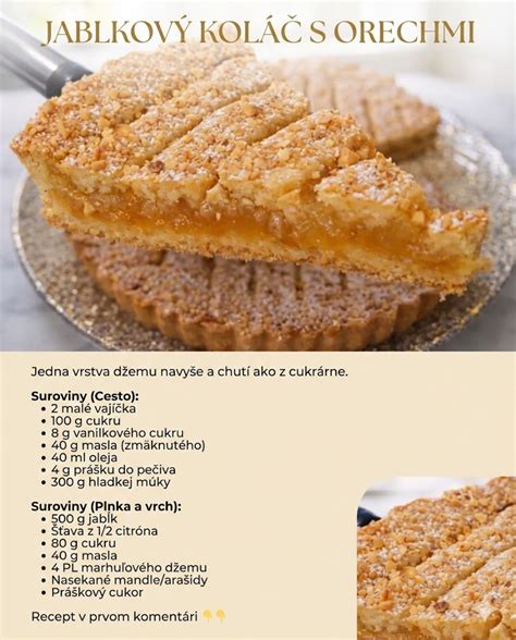 Infografika: jablkový koláč z Lidl Cukrárne kroky