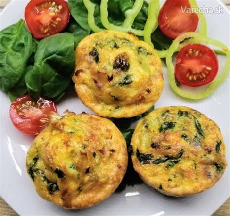 vajíčkové muffiny so zeleninou