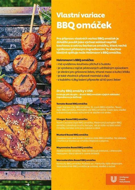 Obrázok ukazujúci odstupňovanú konzistenciu BBQ omáčky a možnosti využitia