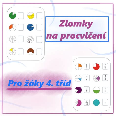 Drevené puzzle zobrazujúce delenie kruhu na zlomky