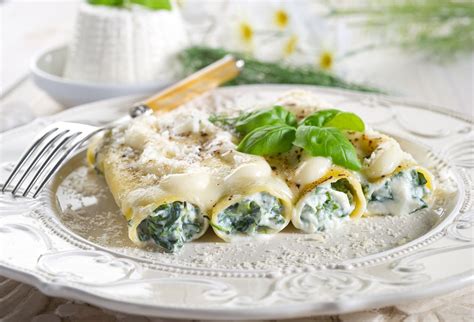 Cannelloni plnené špenátom
