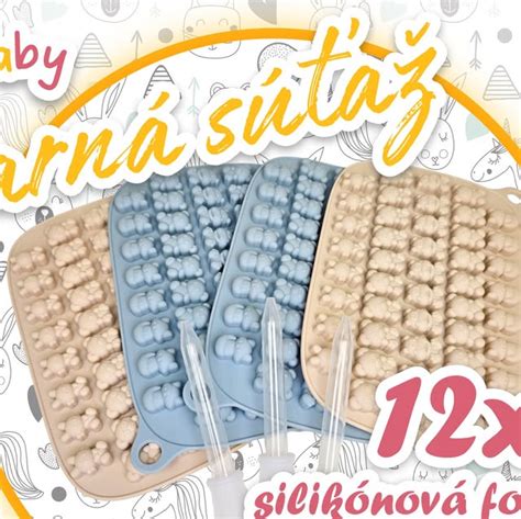 Ukážka silikónových foriem na marcipán a fondán