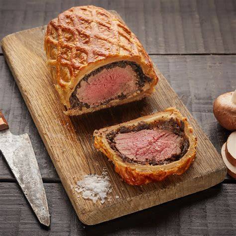 Beef Wellington - schéma vrstiev a techník