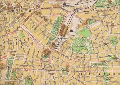 Mapa Žiliny s vyznačenými cukrárňami a bakeriami