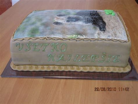 Vtipná torta s nápisom 