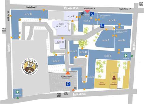 Mapa Lučenca so zameraním na oblasti s reštauráciami a rozvozom