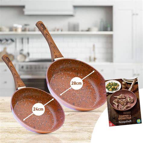 Livington Copper & Stone Pan photo with 24 cm diameter