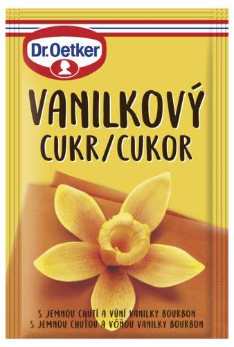 Graf: Zloženie vanilkového cukru - cukor + vanilkový extrakt