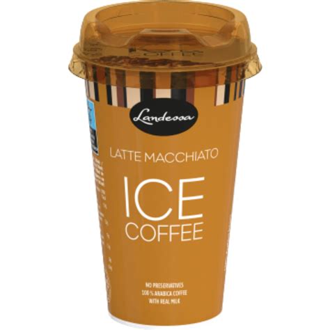 Latte macchiato v pohári s vrstvami
