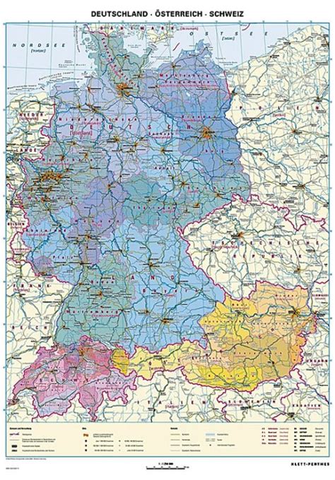 Mapa regiónov spájajúcich špecle: Nemecko, Rakúsko, Švajčiarsko