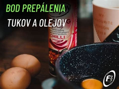 Bod prepálenia rôznych olejov
