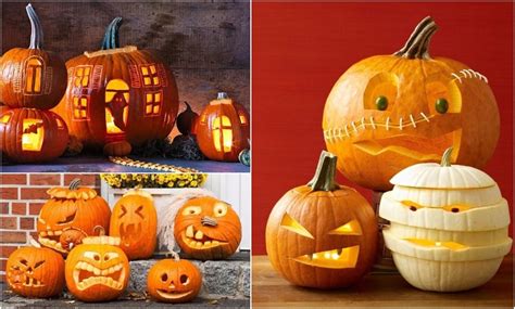 Rôzne halloweenske tekvice