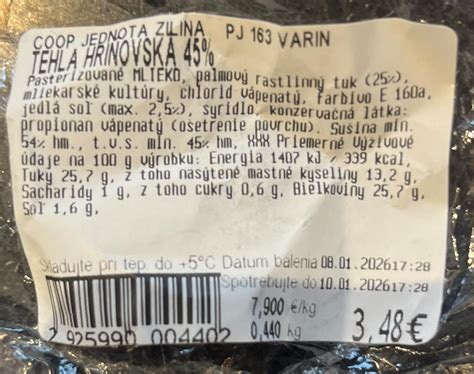 Infografika: Nutričné hodnoty šampiňónov Coop Jednota na 100 g