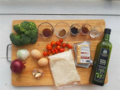 ingrediencie na tofu omeletu