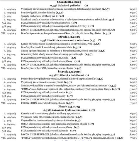 Infografika: Denné menu v Senec - rozsah ponuky a doručenie